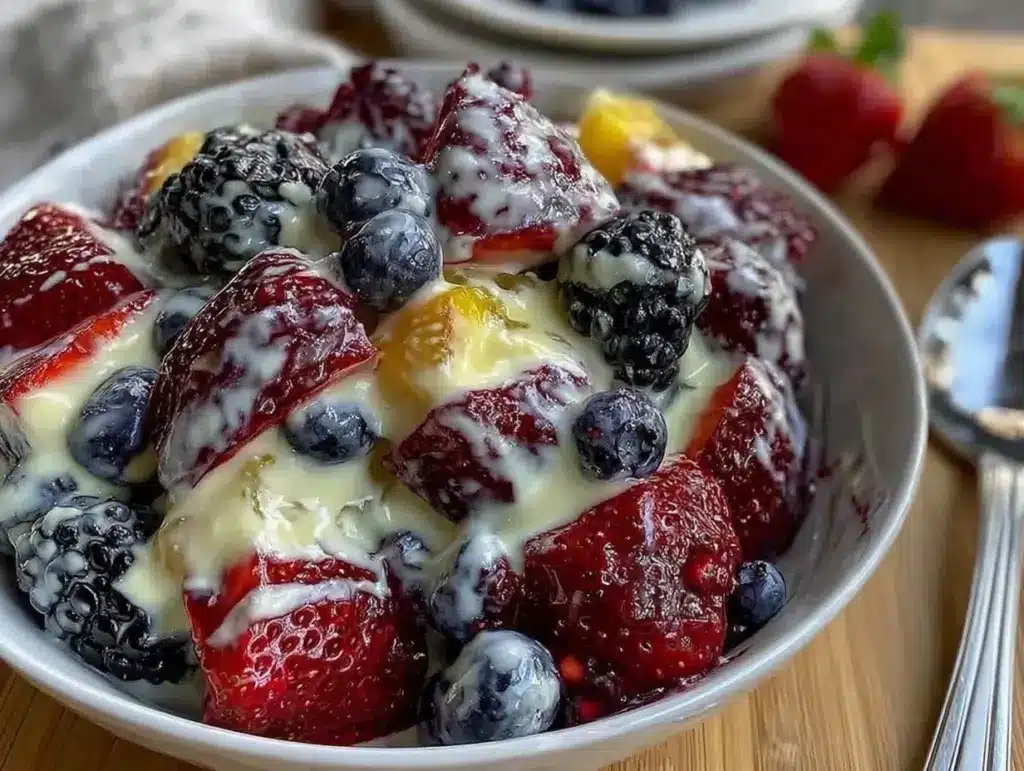 Creamy Cheesecake Fruit Salad - featured image