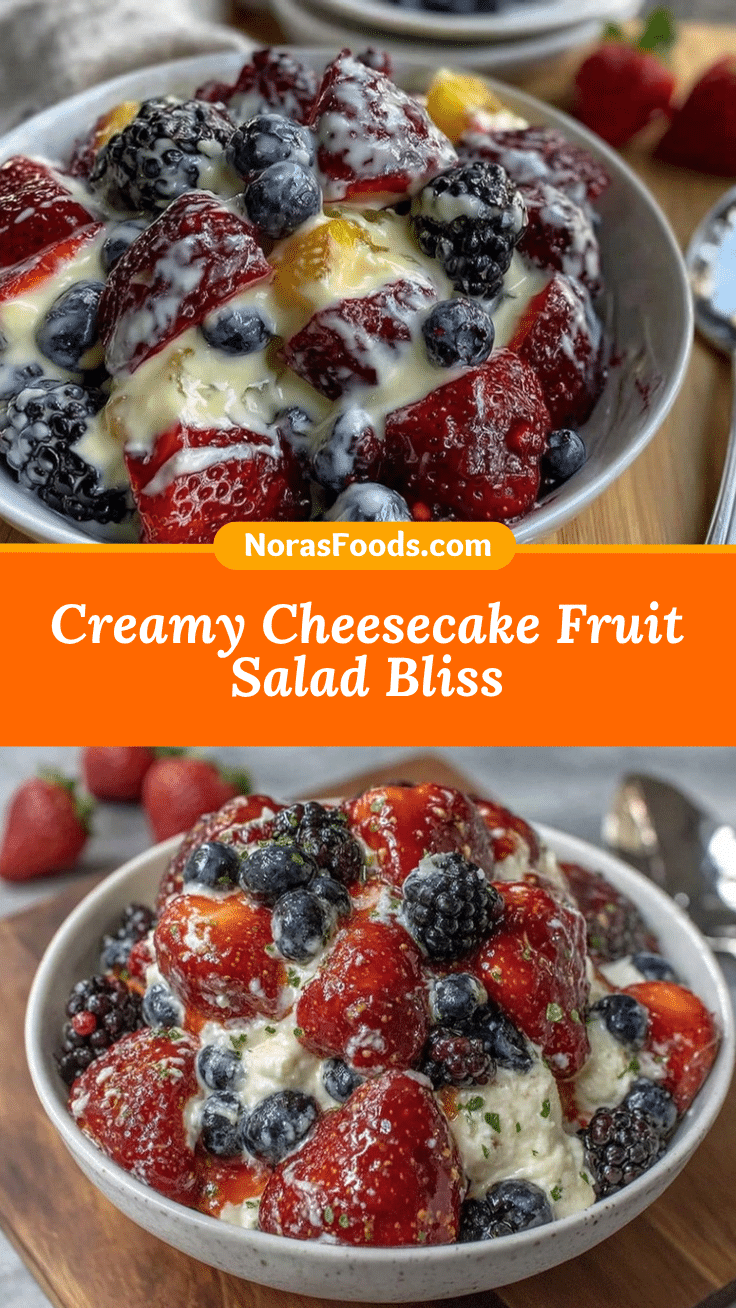 Creamy Cheesecake Fruit Salad recipe
