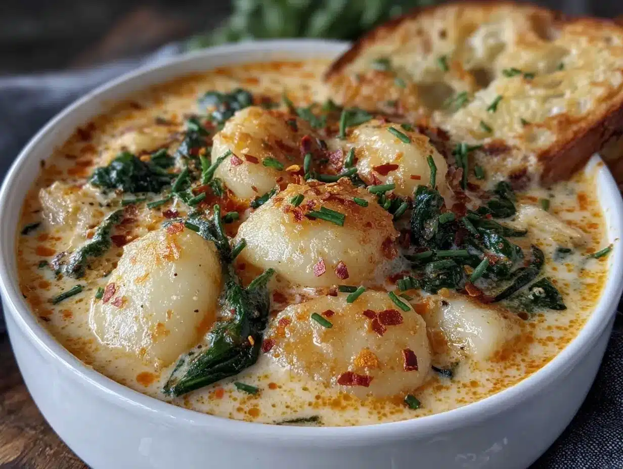creamy chicken gnocchi soup preparation steps