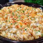creamy crock pot mac and cheese - featured image