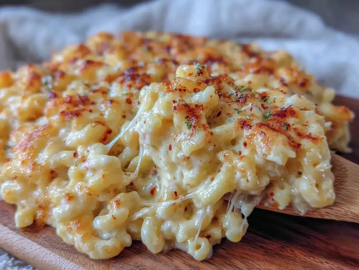 creamy crockpot mac and cheese preparation steps