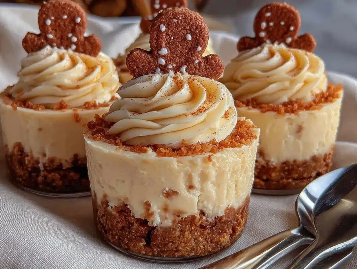 creamy eggnog cheesecake cups preparation steps