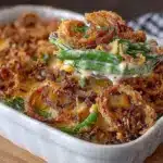 creamy green bean casserole - featured image