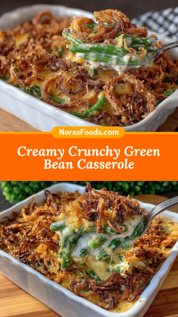 creamy green bean casserole recipe