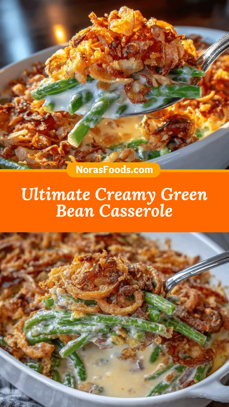 creamy green bean casserole recipe
