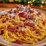 creamy pasta carbonara - featured image