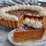 creamy pumpkin pie recipe - featured image