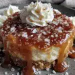 creamy salted caramel dessert bars - featured image