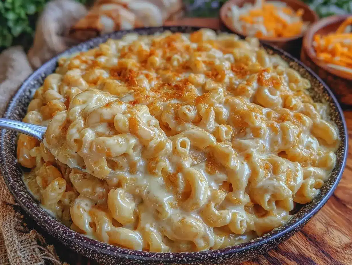 creamy stovetop macaroni and cheese preparation steps