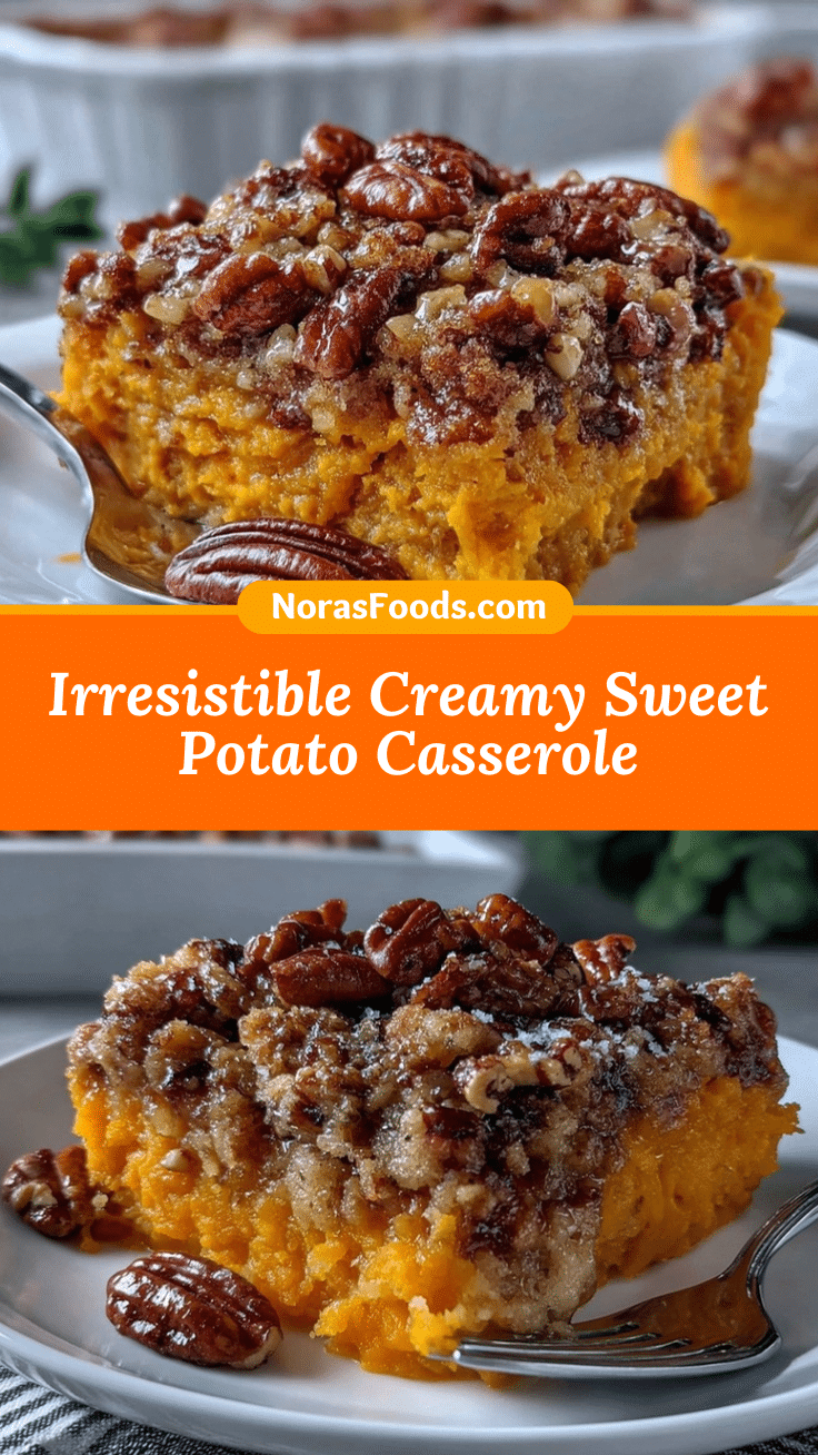 creamy sweet potato casserole recipe