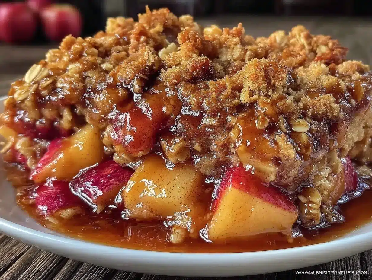 crispy apple crisp recipe preparation steps