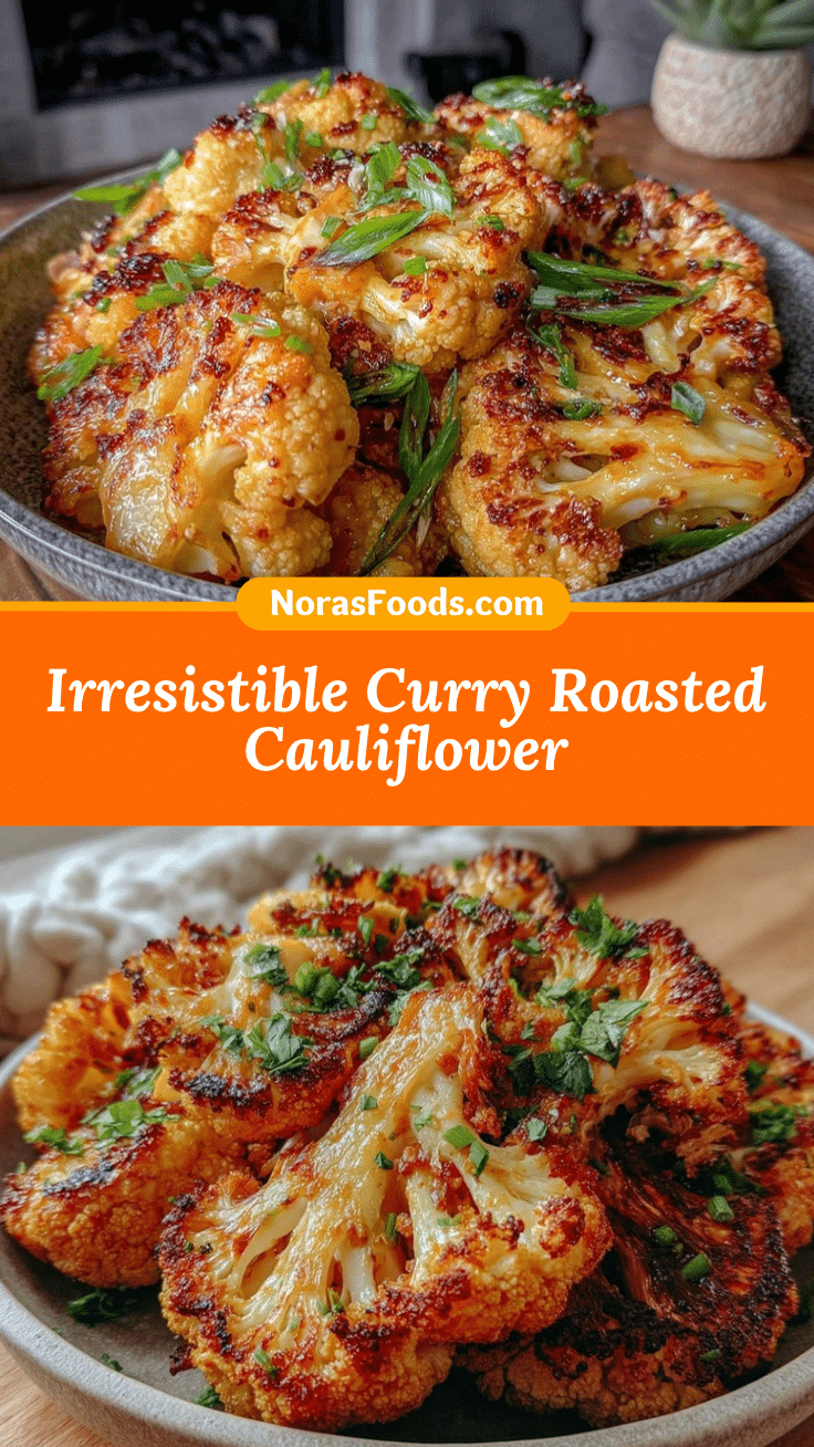 crispy curry roasted cauliflower recipe