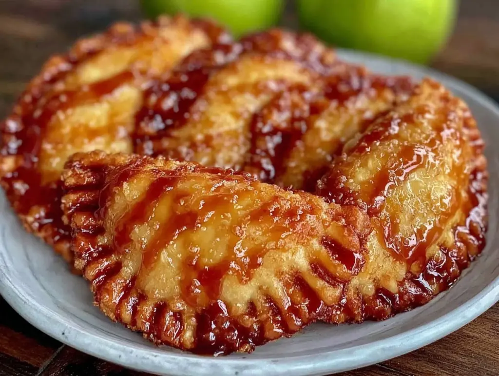 crispy fried apple pies - featured image