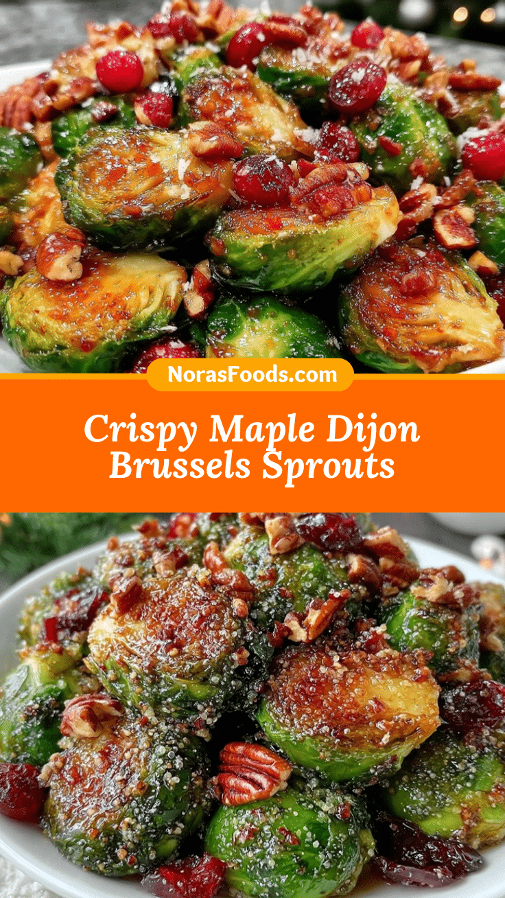 crispy maple Dijon Brussels sprouts recipe