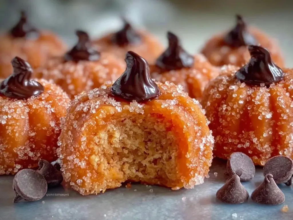 crispy pumpkin cheesecake truffles - featured image