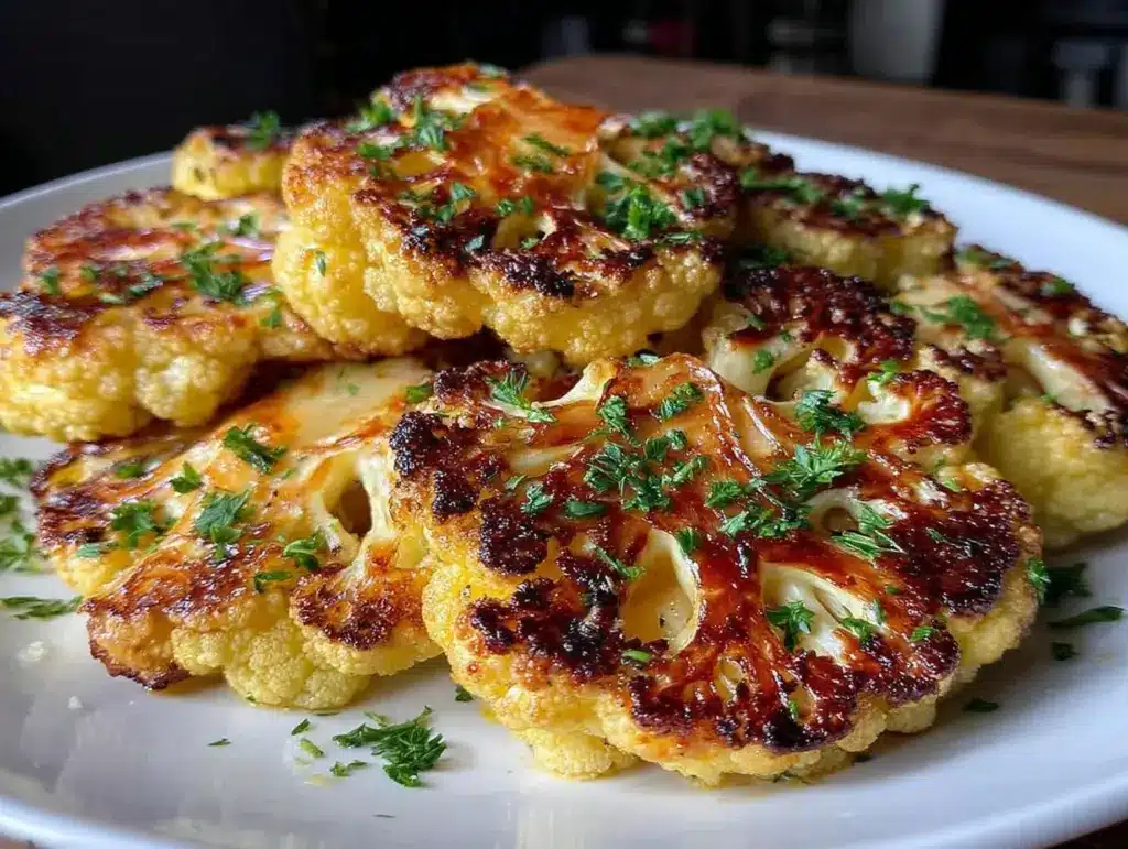 crispy roasted cauliflower - featured image