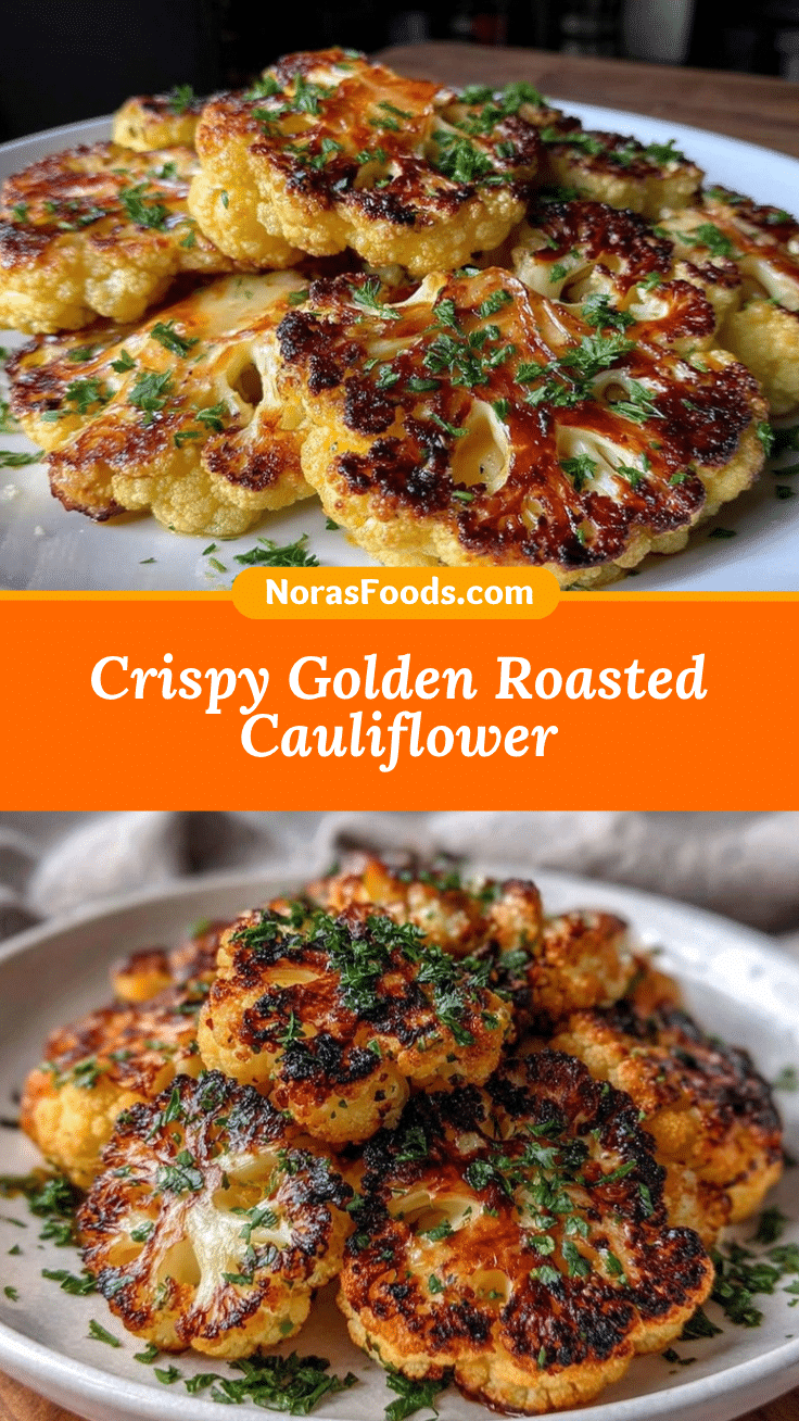crispy roasted cauliflower recipe