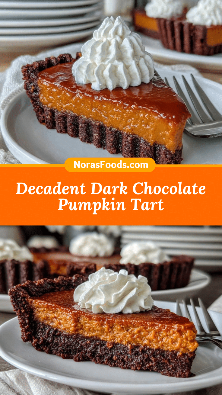 dark chocolate pumpkin tart recipe