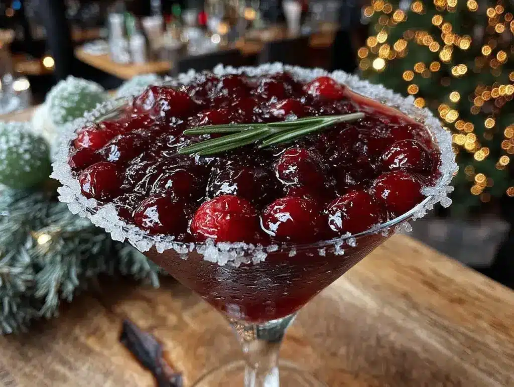festive Christmas cocktail drinks - featured image