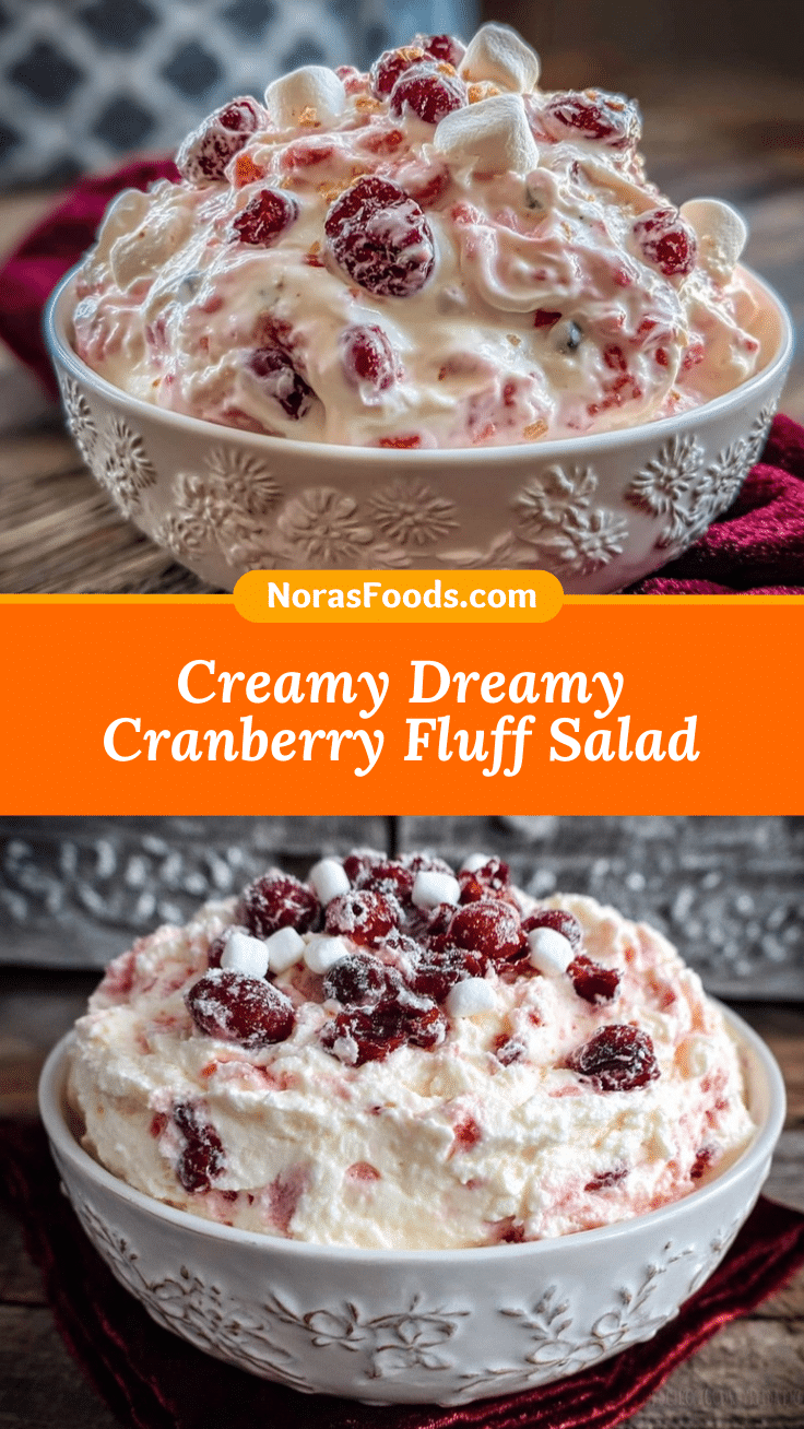 fluffy cranberry salad recipe