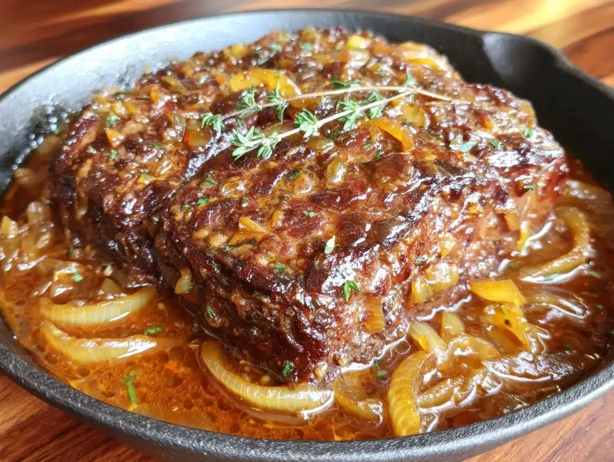 French Onion Pot Roast preparation steps