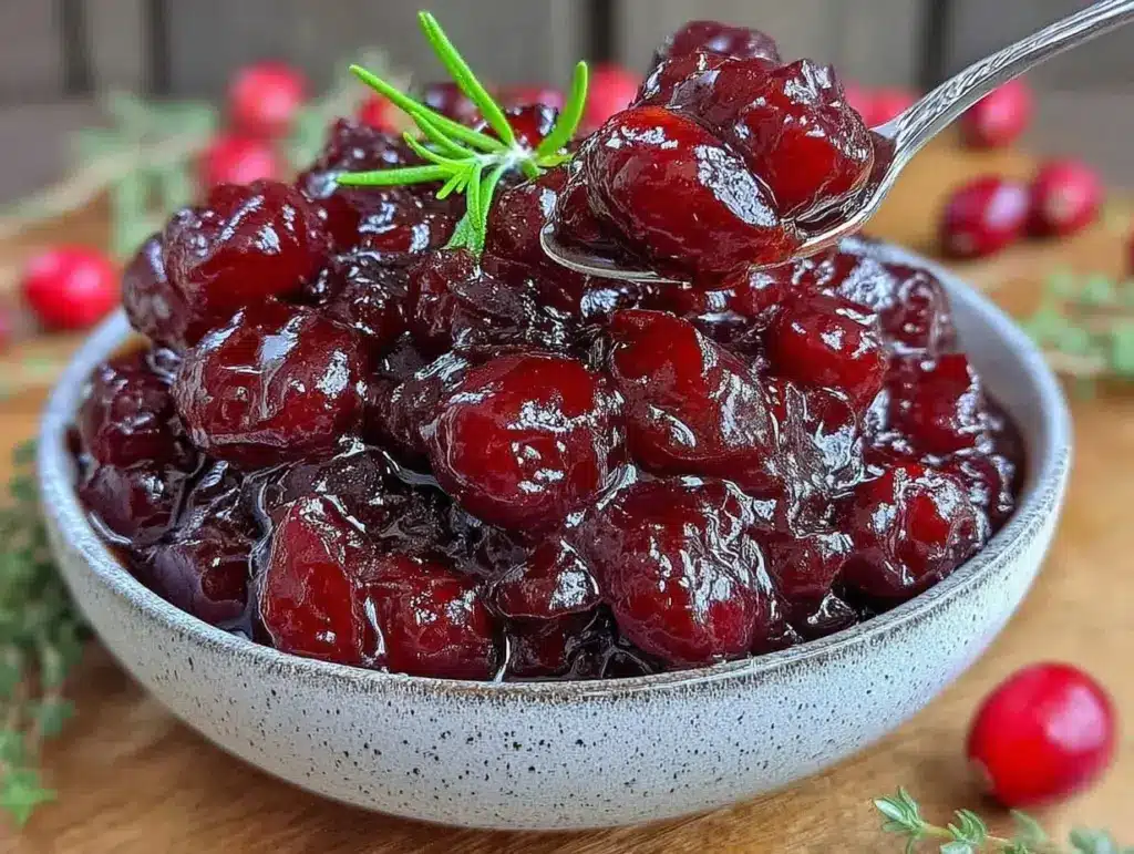 fresh cranberry sauce recipe - featured image