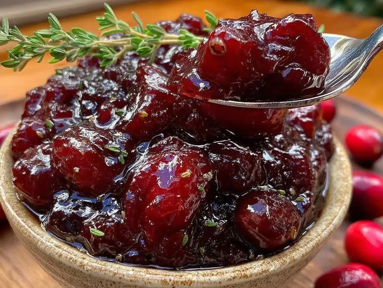 fresh cranberry sauce recipe preparation steps