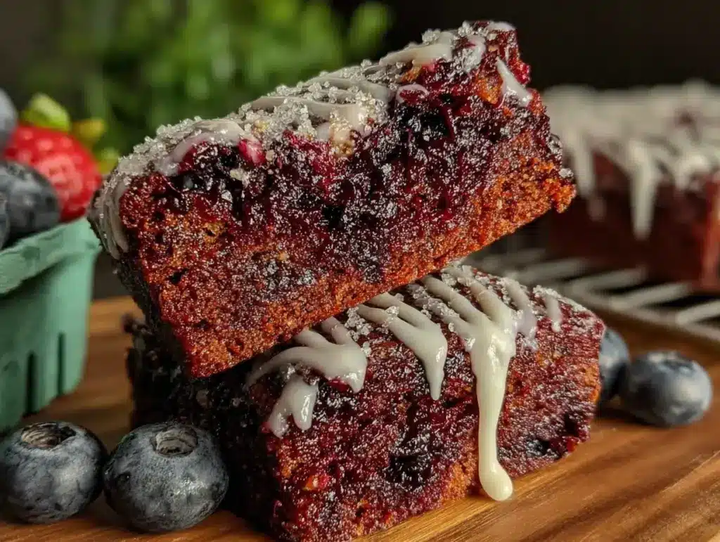 Fudgy Blueberry Brownies - featured image