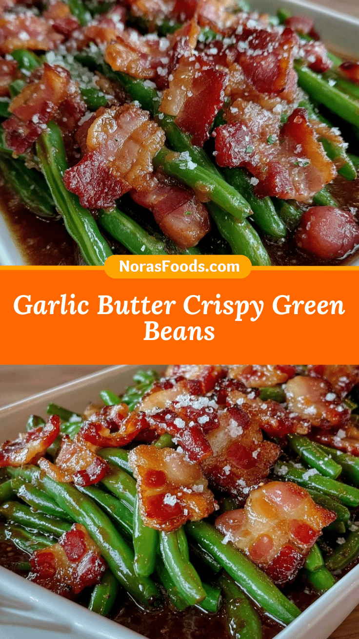garlic butter green beans with bacon recipe