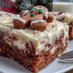 gingerbread cookie bars - featured image