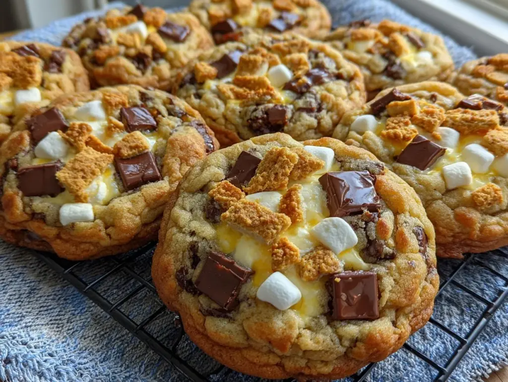 Gooey Smores Cookies - featured image