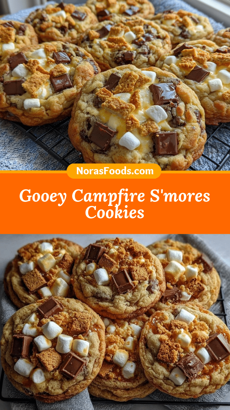 Gooey Smores Cookies recipe