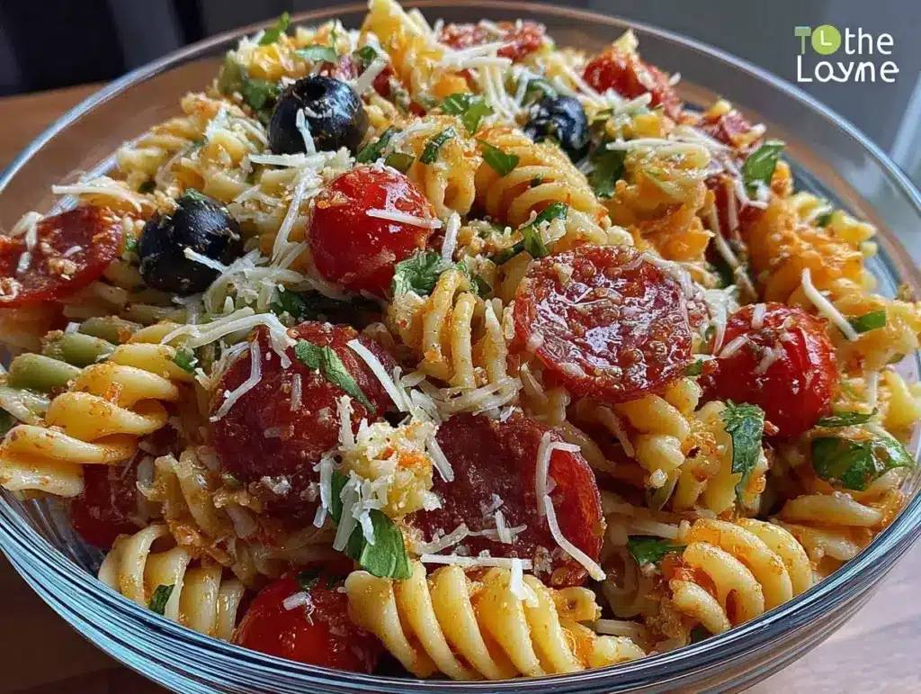 homemade pasta salad - featured image