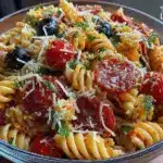 homemade pasta salad - featured image