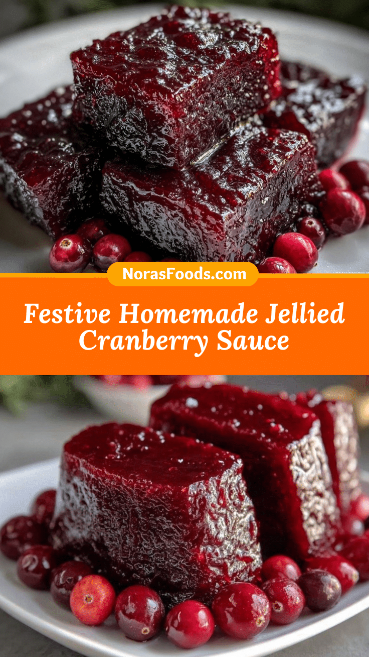 jellied cranberry sauce recipe