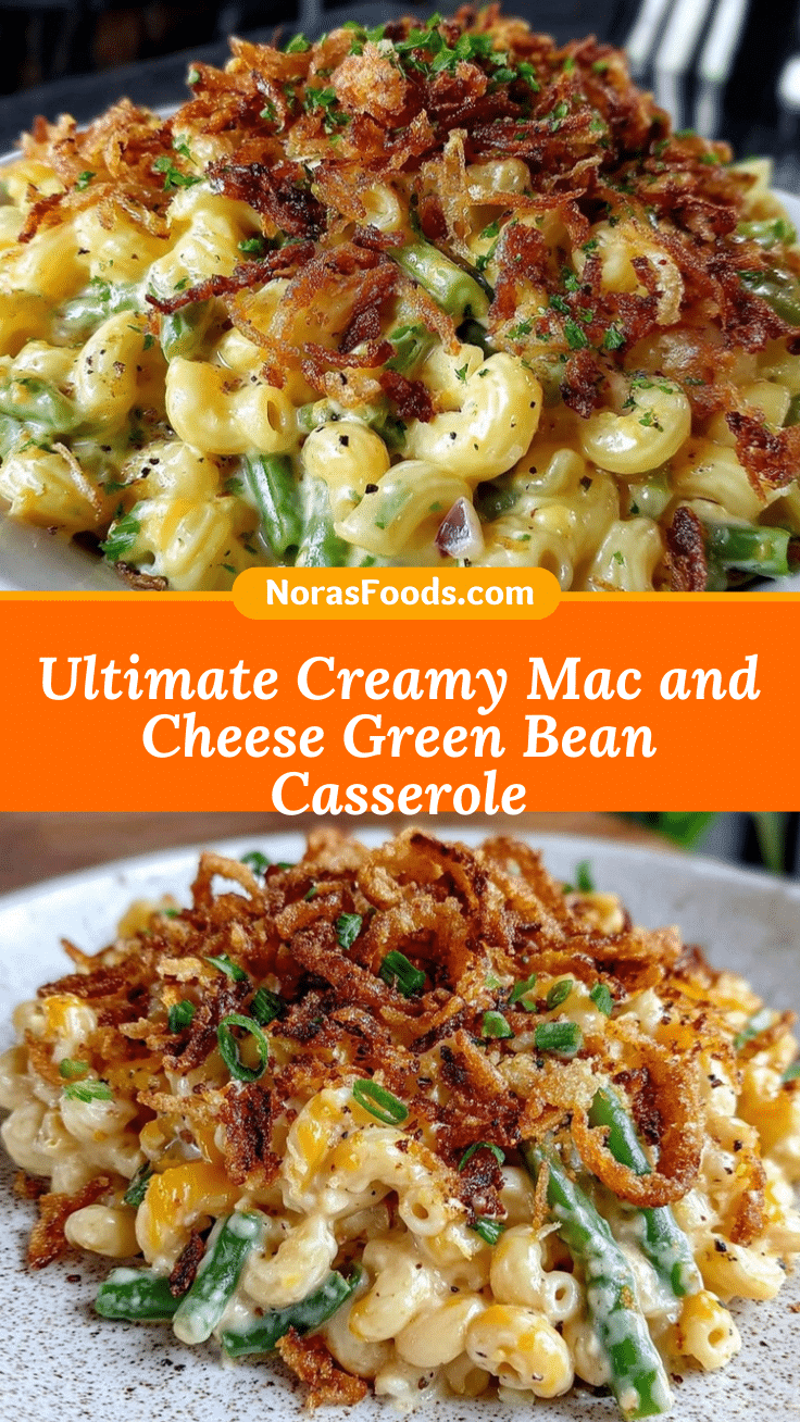 mac and cheese green bean casserole recipe
