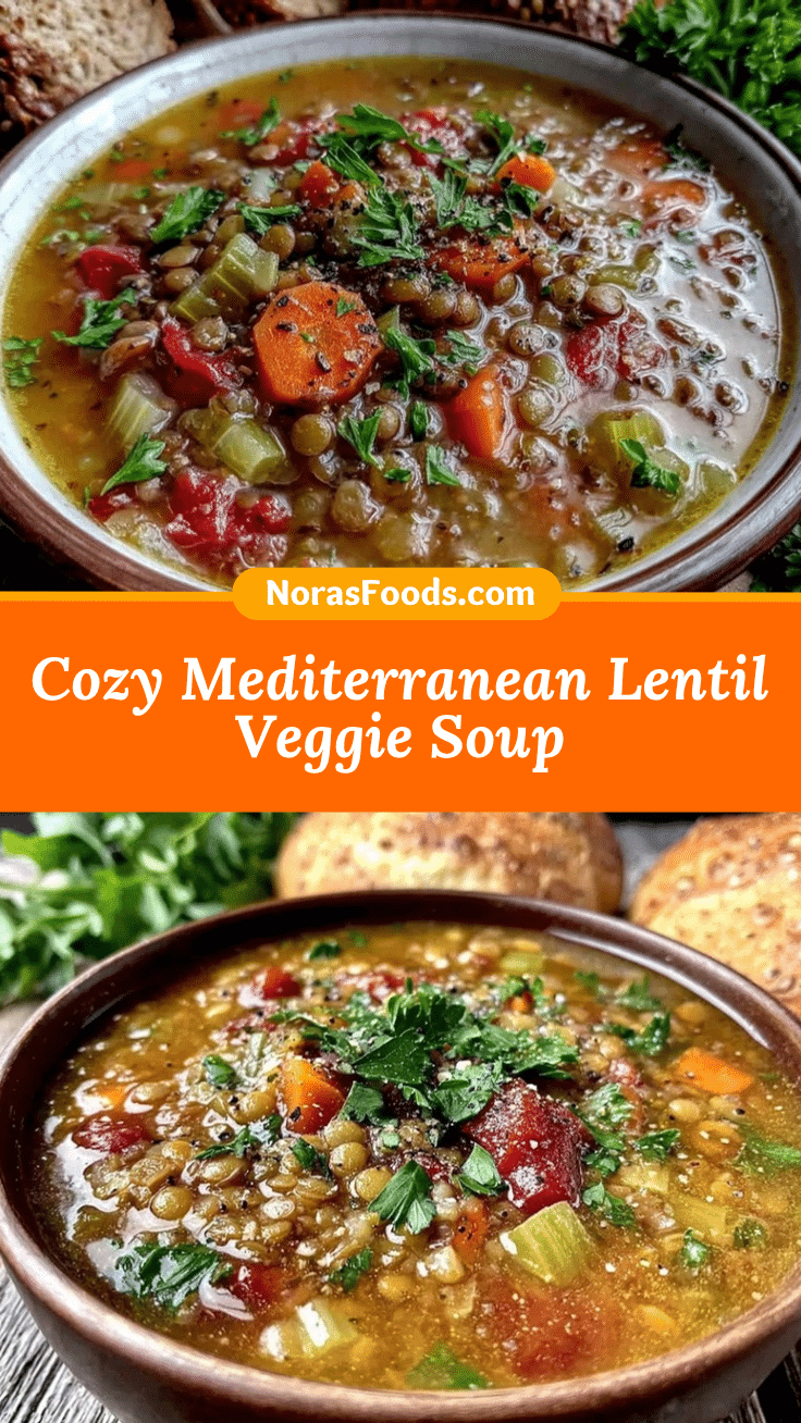 Mediterranean lentil soup recipe