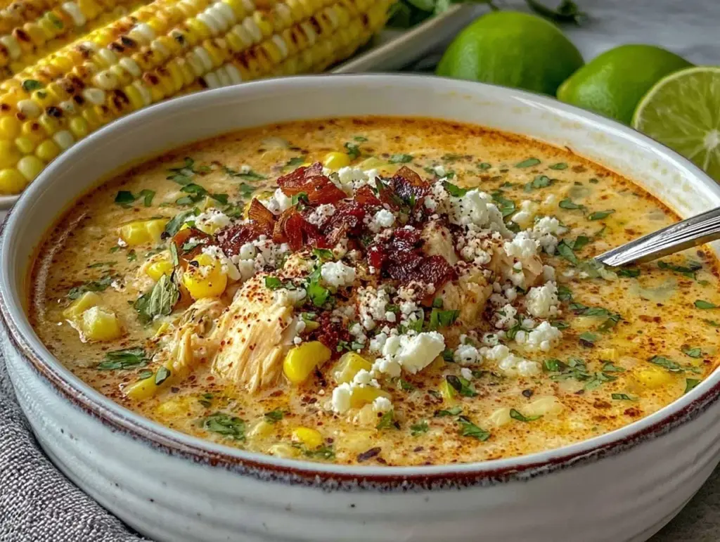 Mexican Street Corn Soup - featured image