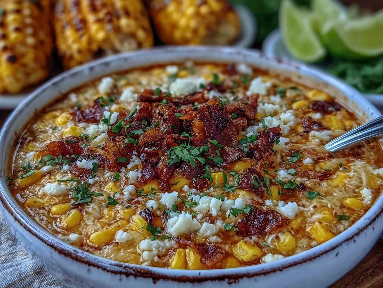Mexican Street Corn Soup preparation steps