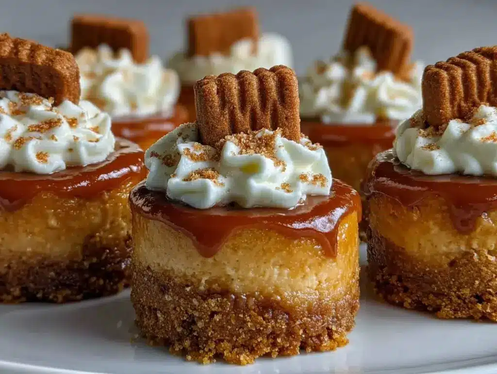 mini Biscoff cheesecakes - featured image