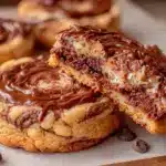 peanut butter brownie swirl cookies - featured image