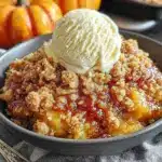 pumpkin pie crisp - featured image