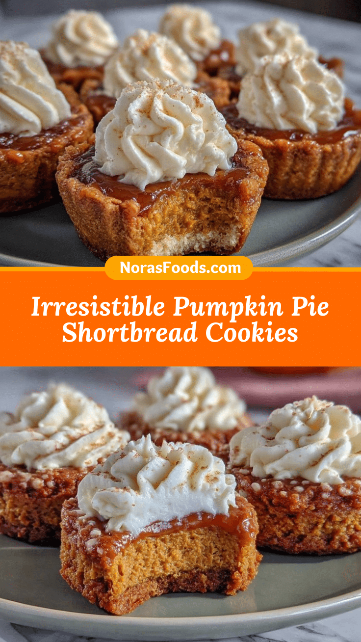 Pumpkin Pie Shortbread Cookies recipe