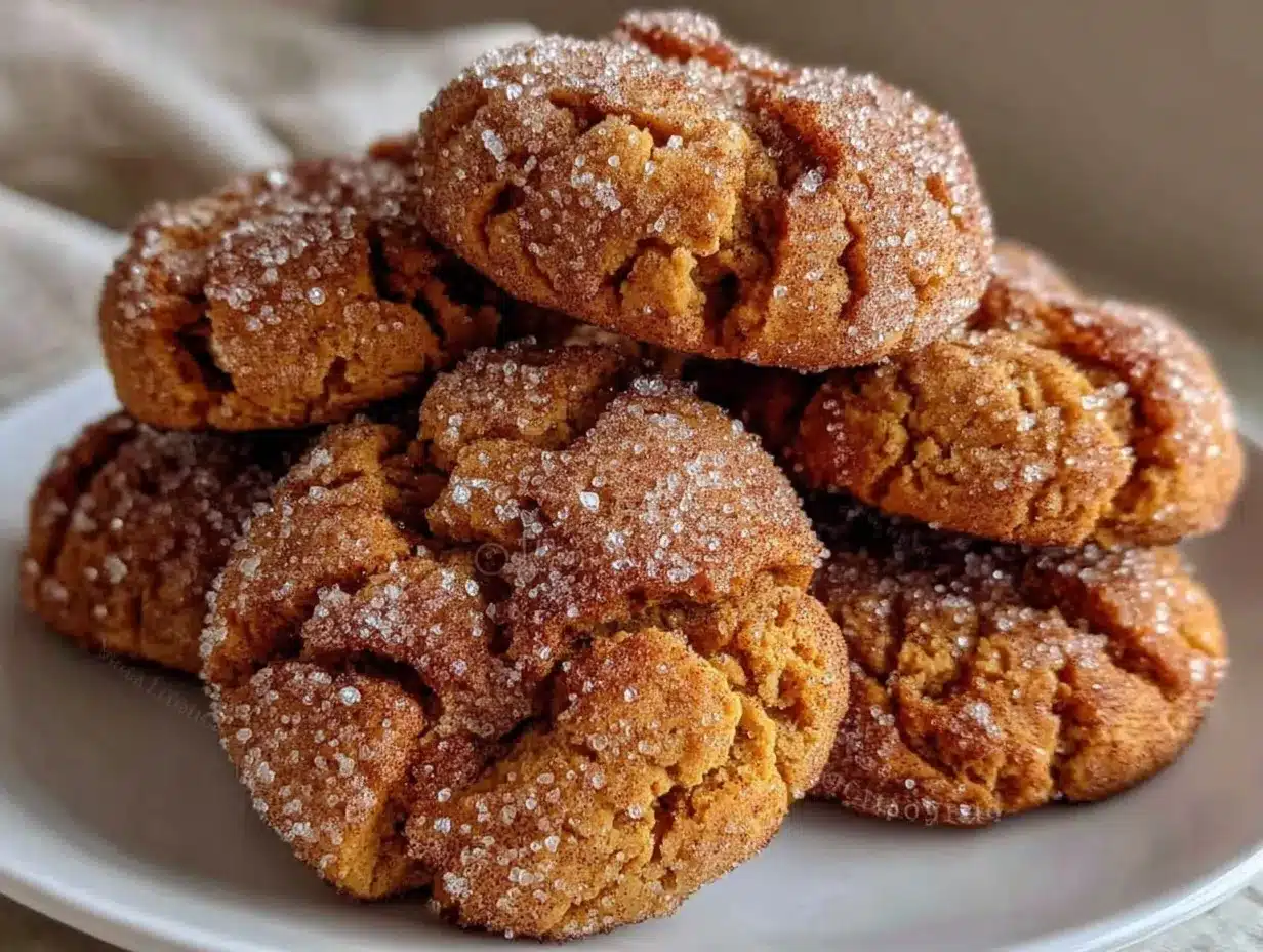 pumpkin snickerdoodle cookies preparation steps