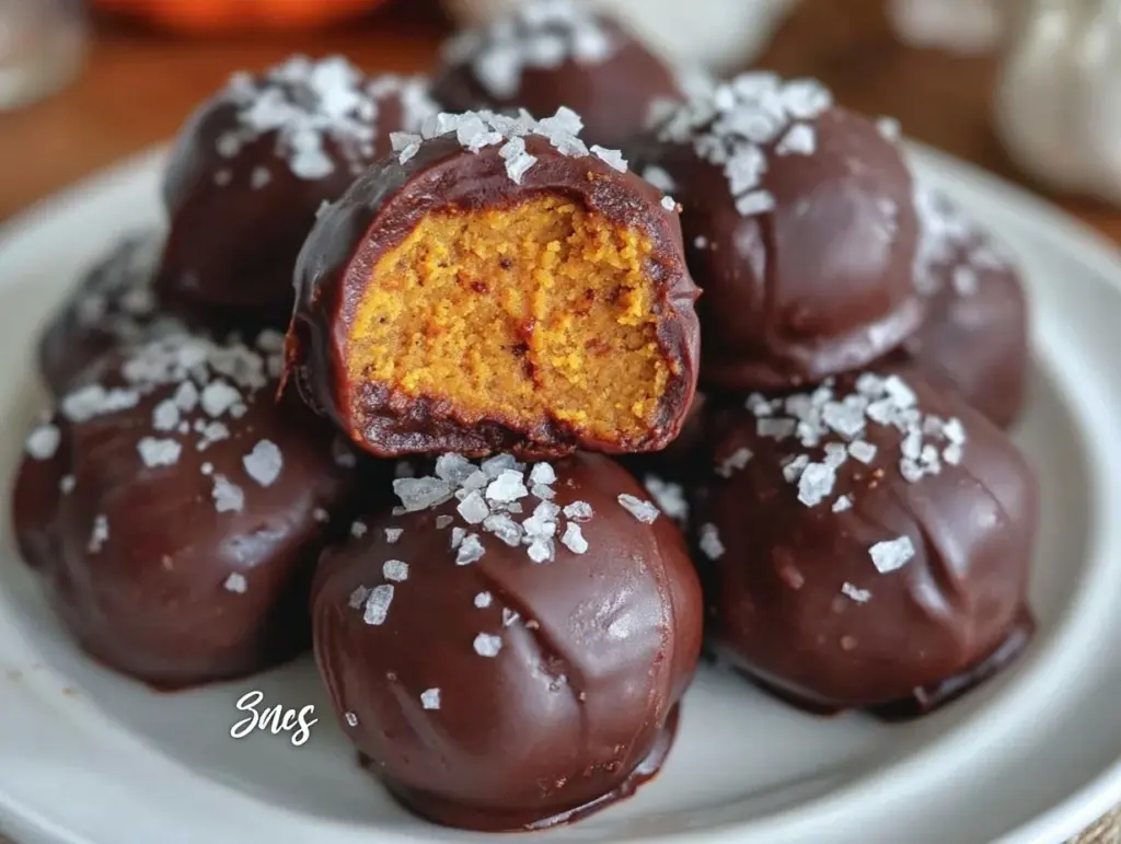 pumpkin truffles - featured image