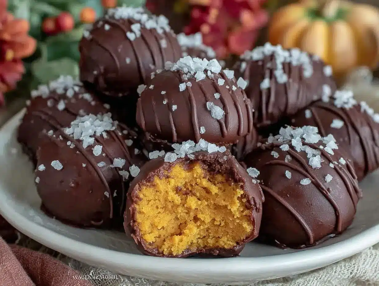 pumpkin truffles preparation steps
