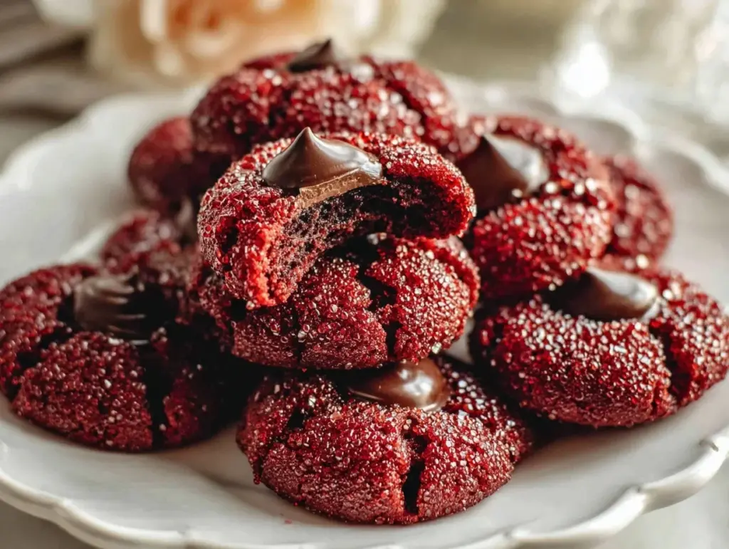 Red Velvet Blossoms Cookies - featured image