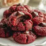 Red Velvet Blossoms Cookies - featured image