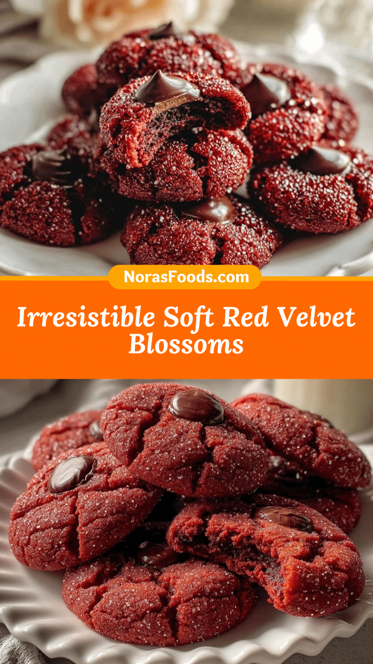 Red Velvet Blossoms Cookies recipe