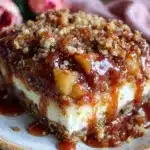 salted caramel apple bars - featured image